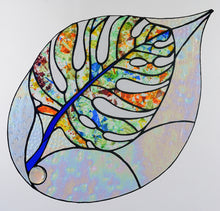 Load image into Gallery viewer, Monstera Leaf in Stained Glass
