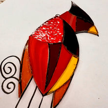 Load image into Gallery viewer, Stained Glass Beginner Workshop Cardinal