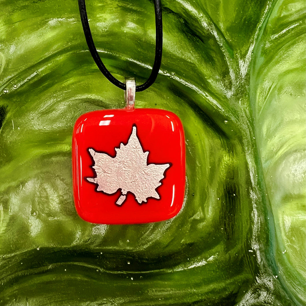 Oh Canada! Fused Glass Pendants