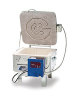 CONE ART GLASS KILN | 115G SQUARE w. V6 CONTROLLER is the perfect choice for the in-home studio for fusing, slumping and annealing glass.