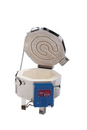 Tuckers Cone Art 117G round glass kiln is the perfect choice for the in-home studio for fusing, slumping and annealing glass.