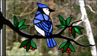 Blue Jay 2, Window Frame Birds