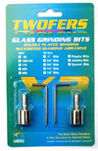 Load image into Gallery viewer, 1/4&quot; Twofers Glass Grinding Bits, 100/120 Grit
